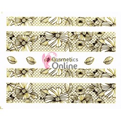 Stickere 3D pentru unghii cod Gold HBJY013